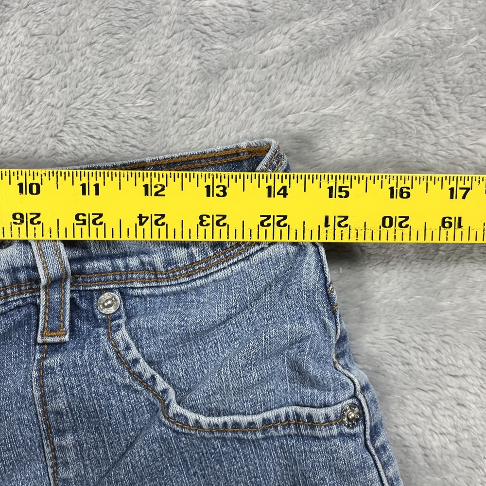 Vintage Levis 550 Relaxed Short RedTab Y2K 2000's Denim Blue Jean Shorts Size 12 - Picture 5 of 11